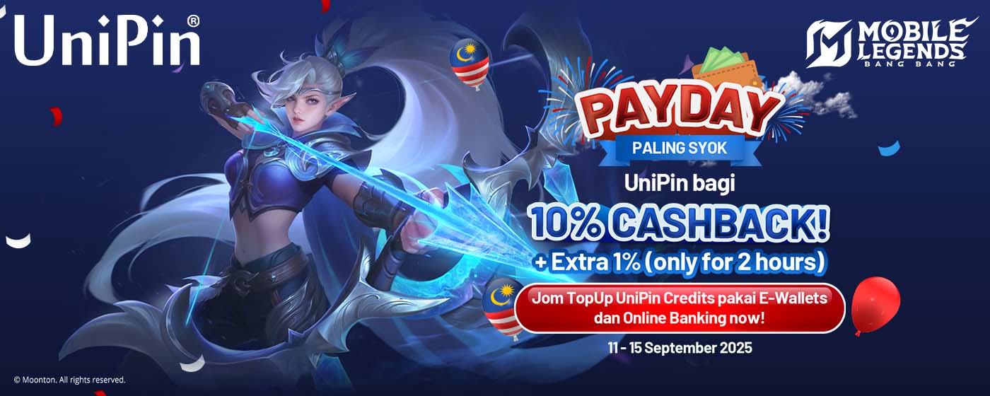 💸🔥 GAJI MASUK, CASHBACK TERTINGGI UNTUK 1 HARI NI! 🔥💸